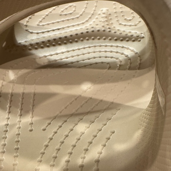 CROCS Baya Platform Tan Slide Sandals - Picture 7 of 7